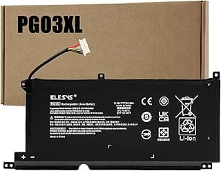 PG03XL L48495-005 Battery for HP Pavilion Gaming 15-DK 15-EC Laptop 11.55V 52.5Wh Not Compatible with 11.52V 65Wh