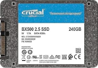 هارد داخلي كروشال سعة 240 جيجابايت للاب توب & الكمبيوتر- موديلCT240BX500SSD1، 2725619644923، ata