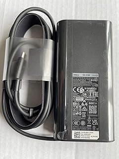 بطارية جديدة وبديلة 2 في 1 بمنفذ USB C بتيار متردد و90 وات للاب توب ديل R2M8K و0R2M8K وديل لاتيتيود 5310 ولاتيتيود 5410 5510 وبريسيجن 3550 9410 واكس بي اس 15 9500 9510 لأجهزة لاب فضي
