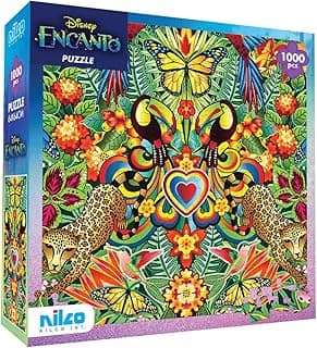 مجموعة بازل بتصميم من فيلم ديزني انكانتو من نيلكو، 1000 قطعة، 63.5 × 63.5 سم