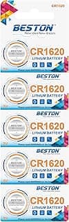 بطارية ليثيوم CR 1620 من بيستون (5 قطع) عبوة من 5 قطع