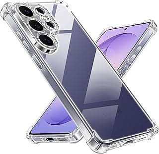 جراب لسامسونج Galaxy S26 Ultra، غطاء حماية مع وسائد هوائية في الزوايا، مضاد للصدمات، مضاد للخدش، مضاد للاصفرار، TPU ناعم، شفاف