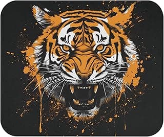 ماوس باد Orange Black Tigers للابتوب والكمبيوتر - 131