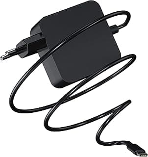 شاحن من POW بتقنية USB، متوافق مع أجهزة الحاسوب المحمولة مثل ماك بوك ولينوفو وديل وأسوس وسامسونج