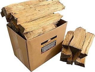 All-Natural Hardwood Firewood (15-20 lbs), Naturally Dried Cooking Fire Logs for Campfires, Bonfires, and Indoor/Outdoor Fireplaces, Sourced from Northern Michigan
