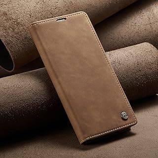 GOLDEN MASK For Nothing Phone (1) Flip Case Wallet Protection Leather Cover with Card Holder (Coffee)