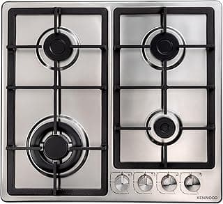بوتاجاز بلت ان غاز كينوود HOB60.000SS ستانلس ستيل، عرض 60 سم