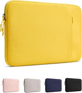 ProCase Laptop Sleeve for MacBook Neo 13 inch 2026 (Model A3404, A18 Pro), Protective Case with Soft Lining, Slim Travel Sleeve with Pocket for Accessories, Tailored for MacBook Neo 13” -Citrus