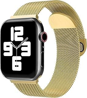 Next store Compatible with Apple Watch Band 42/44/45/49 Ultra, Stainless Steel Mesh Magnetic Clasp Strap for Men Women, Compatible with Apple Watch Series 7/8/SE 1/2/3/4/5/6