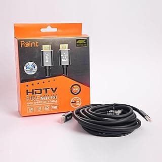 HDMI Cable 5M – 4K High-Speed HDMI Cord by Point, Supports Audio and Video Transmission