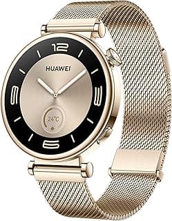 ساعة هواوي HUAWEI WATCH GT4 الذكية 41 مم، بطارية تدوم 7 أيام، تحليل عدم انتظام ضربات القلب، إدارة صحة المرأة 3.0، مراقبة صحية 24/7، متوافقة مع Android و iOS، ميلانيزي