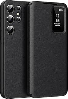 Case For Samsung Galaxy S26 Ultra 5G Clear View Smart View Case Flip Folio Cover Wallet Case 360 Full Flip Protection