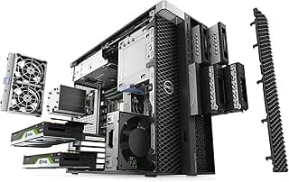 محطة عمل تاور بريسيجن 7820 من ديل • زيون بلاتينيوم 8168 • 24 نواة 48 ثريد • 32GB DDR4 • ذاكرة مستديمة 500GB M.2 • مزود طاقة 950 واط • كوادرو P620