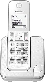 Digital Cordless Phone with 1.8-Inch LCD Display, Caller ID, Nuisance Call Block, 50-Contact Phonebook, and Eco Mode – KX-TGD310FXS