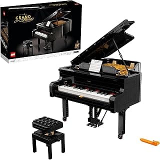 مجموعة غراند بيانو 21323 من LEGO Ideas؛ بناء البيانو الخاص بكم، مشروع مشوق من التشكيلة "ذاتية الصنع" وهدية مثالية لعازفي البيانو أو الموسيقيين أو محبي الموسيقى أو الهواة من حولك (3662 قطعة)