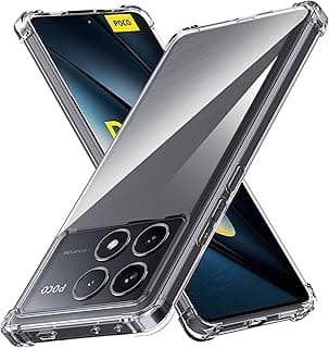 TPU Case for Xiaomi Poco F6 Pro - Clear, Anti-Scratch, Military Grade Drop Protection, Wireless Charging Compatible, Transparent Bumper Case