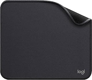 Logitech Studio Series Mouse Pad - Anti-Slip Base, Spill-Resistant, Durable Natural Rubber, Recycled Polyester, Graphite | Modern Design for Smooth Mouse Movement