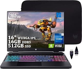 لابتوب جيمنج ايسر Predator Helios Neo 16 - شاشة 16 بوصة WUXGA IPS 165Hz - معالج انتل 16-Core i7-13700HX - رام 16GB DDR5 - هارد 512GB SSD - كرت شاشة GeForce RTX 4050 6GB - كيبورد RGB - منفذ Thunderbolt4 - ويندوز 11 برو + كابل HDMI