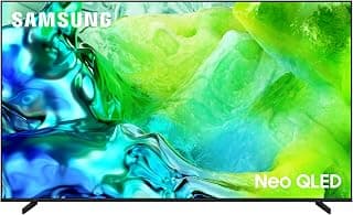 تلفزيون 65 بوصة QLED 4K Neo، QN80H، 4K، معالج Neo Quantum، رفع دقة، Q-Symphony، محتوى مجاني من سامسونج TV Plus، حماية Knox، QA65QN80HAUXEG (موديل 2026)