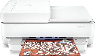 طابعة DeskJet Plus Ink Advantage 6475 الكل في واحد، لاسلكية، طباعة ونسخ ومسح ضوئي وفاكس