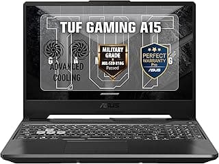 لاب توب TUF A15 [FA506NCQ-HN167W] AMD R7-170H /16 جيجابايت DDR5 /512 جيجابايت SSD/RTX 3050 4 جيجابايت DDR6 /FHD 144 هرتز /ويندوز 11 من اسوس