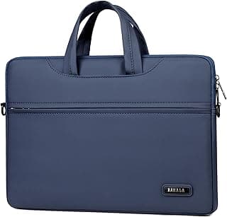 3-in-1 Laptop Briefcase for Men & Women – Waterproof 15.6” Business Laptop Bag with Shockproof Bubble Padding & Shoulder Strap – RAL817, Blue