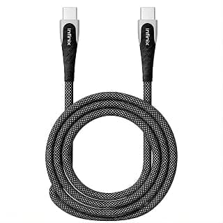 XDC123-Black, Type-C to Type-C,60W Fast Charging,48 Spindles Braided Wire,48 Spindles Braide