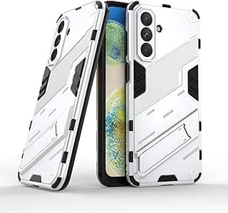 متوافق مع سامسونج Galaxy A26 جراب Punk حماية ضد الصدمات (أبيض)