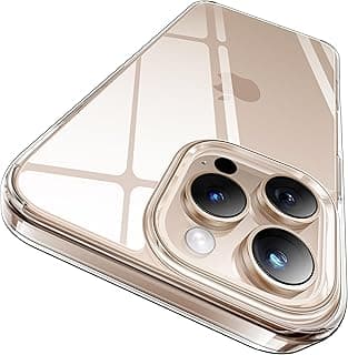 for iPhone 16 Pro Case Crystal Clear, [Never Yellow Technology] [12FT Mil-Grade Protection] Transparent Slim Cover Women Men 16 Pro Phone Case 6.3 inch, Clear