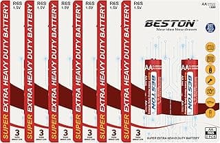 بطاريات قلم BESTON زنك كربون شديدة التحمل R6S AA BP2 (6 كروت)