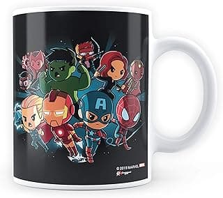 MC SID Razz The Entertainment Store- Marvel Avengers Chibi Coffee Mug Officially Licensed by Marvel Comics USA