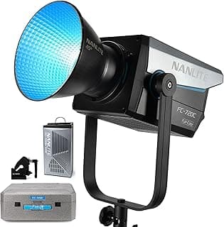 كشاف إضاءة فيديو Nanlite FC-720C 750W RGBW LED، كشاف استوديو كامل الألوان مع 2700K–12000K، CRI 96 TLCI 97، قاعدة Bowens للإنتاج السينمائي، يوتيوب، البث المباشر والتصوير