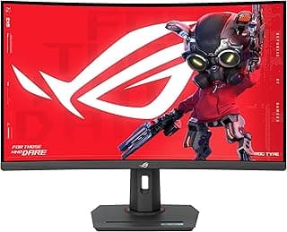 شاشة ألعاب روج ستريكس XG32WCMS منفذ USB نوع سي 32 بوصة فاريابل 31.5 بوصة 2560 ×1440 منحنية معدل تحديث 280 هرتز (أعلى من 144 هرتز) 1 مللي ثانية GTG في ايه سريع مزامنة ضبابية حركة منخفضة للغاية من اسوس