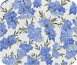 Tropical Floral Mouse Pad - Artistic Design - Soft & Comfortable Desk Mat for Gaming & Work - Non-Slip Base Durable Mousepad-94