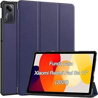 Case for Xiaomi Redmi Pad Se 11" (2023), Tablet PU+PC Case with Auto-Sleep/Wake Back (Blue)