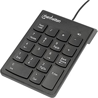 كيبورد ديجيتال 176354 من مانهاتن، أسود، USB