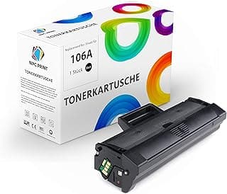 خرطوشة حبر ان بي سي برينت بديلة لطابعة اتش بي 106A W1106A متوافقة مع اتش بي MFP 135a 135w 107a 107w 137fnw تعمل بالليزر،1000 صفحة مع احدث رقاقة