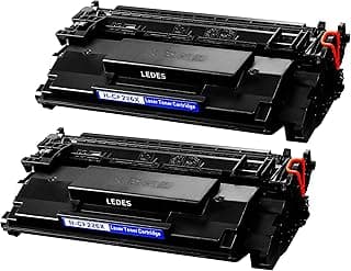 خرطوشة حبر بديلة من ليدس متوافقة مع 26A CF226A 26X CF226X ليزر جيت برو M402n M402dn M426 M402d M402dw ليزر جيت MFP M426fdw M426fdn M402 M426dw (اسود، عبوتان)