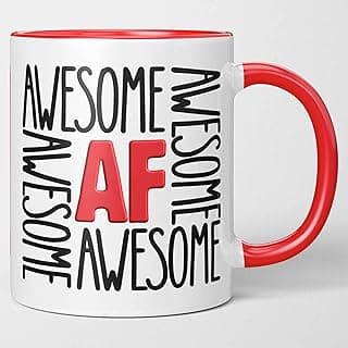 كوب قهوة رائع مطبوع عليه You Are Awesome Sometimes Forget You're شاي احمر 11 اونصة هدية للاصدقاء شكرًا لك على كونك رائعًا. تأكيدات إيجابية تفكير. هدايا تحفيزية وملهمة. سيراميك