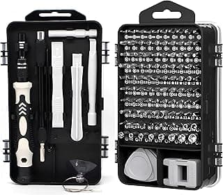 Precision Screwdriver Set, Professional Grade 115 in 1 Magnetic Repair Tool Kit for Electronics, Computer, iPhone, Laptop, Game Console, Watch, Eyeglasses, Modding, and DIY Projects