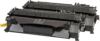 عبوة 2 تونر متوافق CE505A بديل لـ LaserJet P2035 P2050 P2053 P2055 P2055d P2055dn P2055x i-SENSYS LBP6300dn LBP6650dn LBP6680x MF6140dn (2300 ورقة)