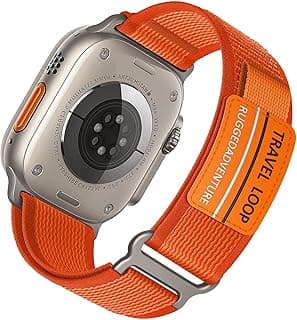 Trail Loop Strap for Apple Watch Ultra Band 49mm 45mm 44mm 42mm iWatch Ultra Band Men Women, Rugged Sport Strap Soft Nylon Wristband for iWatch Ultra 2 Bands Series 9 8 7 6 5 4 3 2 1 SE