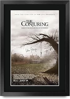 بوستر فيلم The Conjuring (2013) مقاس A3 من HWC Trading مع توقيعات مطبوعة - إطار A3