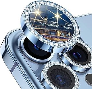 عدسات حماية كاميرة لهاتف For Apple Iphone 12 Pro Max/ Iphone 13 - أزرق الماس