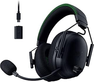 سماعة جيمنج لاسلكية BlackShark V3 Pro مع خاصية إلغاء الضوضاء ANC لجهاز Xbox: ميكروفون كامل النطاق - تعريفات 50mm - 2.4 جيجاهرتز، بلوتوث، USB، 3.5mm - تعمل مع الكمبيوتر، ماك، PS5، نينتندو سويتش - عمر بطارية طويل - أسود