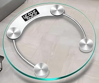 HIGH PRECISION SCALE - High Quality Digital Weighing Instrument Featuring Elegant 4mm Glass Surface and Easy to Use LCD Display