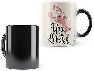 مج سيراميك للقهوة والشاي بتصميم ساحر» You are My Lobster» في مسلسل فريندز من ام سي سيد راز، رائع وحساس للحرارة (مع قاعدة أكواب)، مرخص رسميا من قبل شركة وارنر بروس، الولايات المتحدة الأمريكية