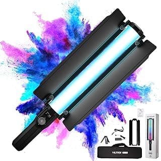 عصا فيديو بمصباح LED RGB H18 من فيلتروكس، عصا صور بمصباح RGB مع حامل، قابل للتعتيم 2800-6800 كلفن، وضع CRI، TLCI>95، 19، شريط اضاءة للتصوير الفوتوغرافي لمنصات يوتيوب، تيك توك، بث الالعاب، الحفلات
