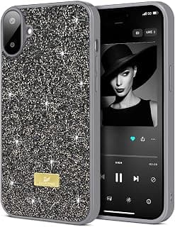 Case For Samsung Galaxy A07 4G Case Glitter, Sparkle Diamond Crystal Bling Case with Bling, Ultra Thin Lightweight Full Body Shockproof Anti-Scratch Protective Cover (Silver)