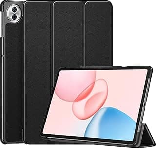 for Honor Pad 10 Case 12.1-inch 2025 Tablet, Thin Hard Back Folio Cover for 12.1" Honor Tablet 10 (Black)